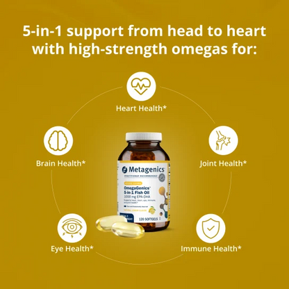 OmegaGenics® Fish Oil EPA-DHA 1000 mg by Metagenics