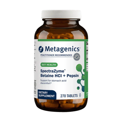 SpectraZyme® Betaine HCI + Pepsin By Metagenics