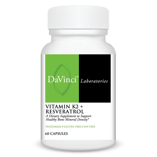 Vitamin K2 + Resveratrol (60) By DaVinci Labs