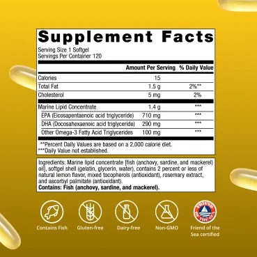 OmegaGenics® Fish Oil EPA-DHA 1000 mg by Metagenics