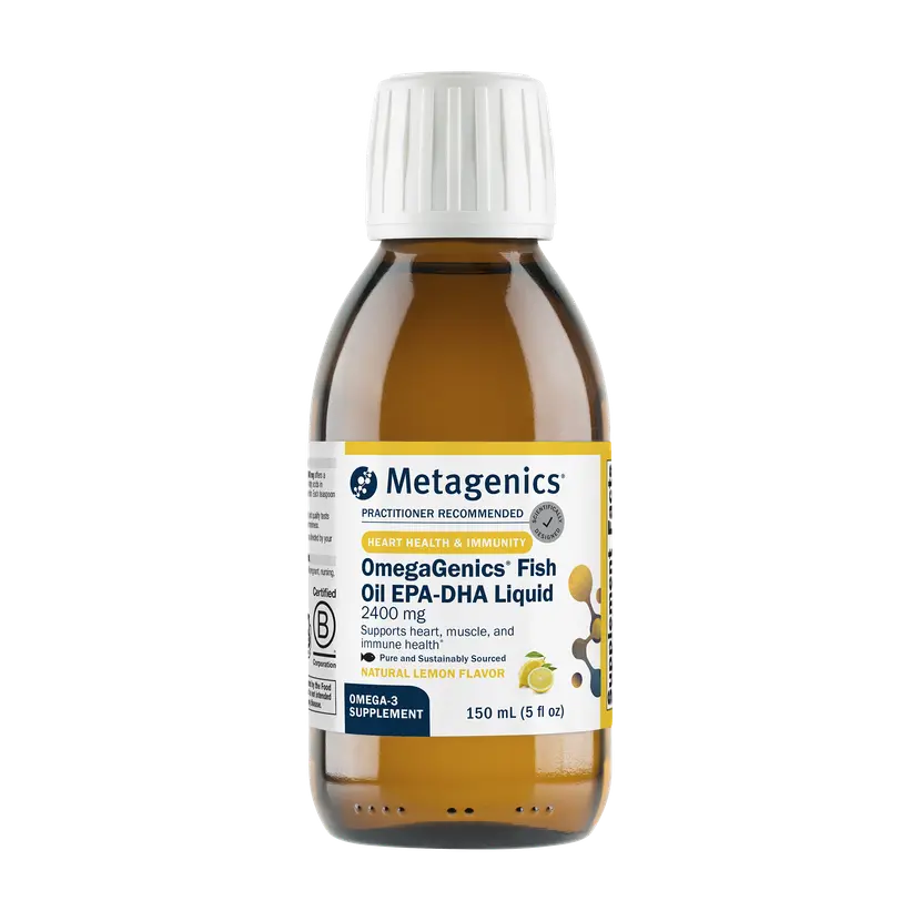 OmegaGenics® Fish Oil EPA-DHA Liquid 2400 mg By Metagenics