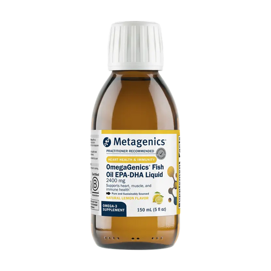 OmegaGenics® Fish Oil EPA-DHA Liquid 2400 mg By Metagenics