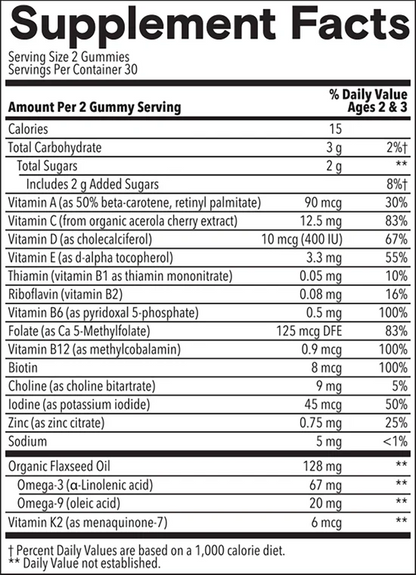 Toddler Organic Multi & Omegas by Smarty Pants