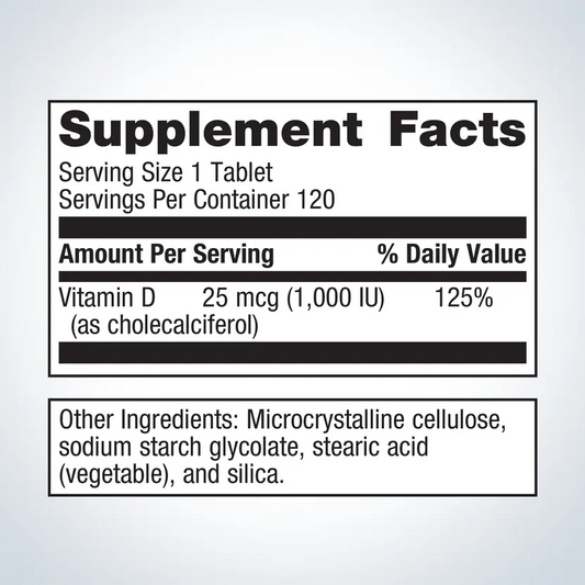 Vitamin D3 1000 By Metagenics