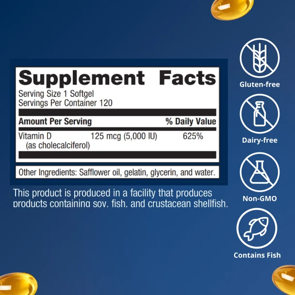 Vitamin D3 5000 By Metagenics