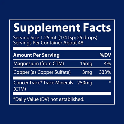 Ionic Copper by Trace Minerals