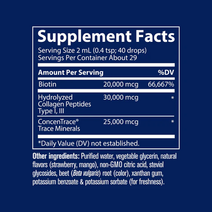 Ionic Biotin + Collagen by Trace Minerals
