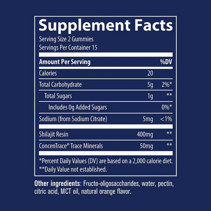 Shilajit Gummies by Trace Minerals