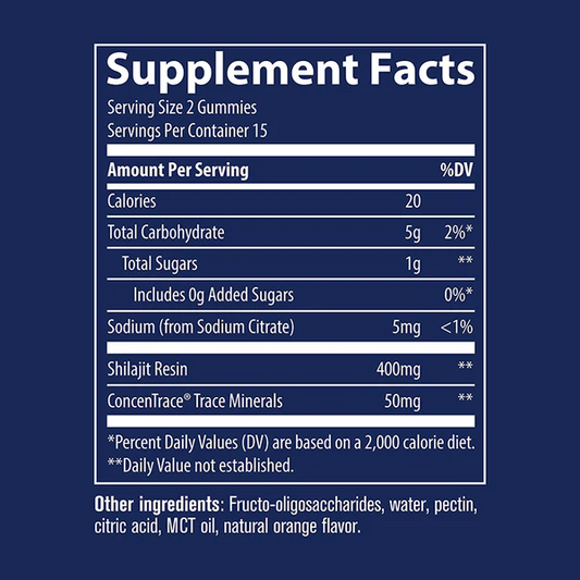 Shilajit Gummies by Trace Minerals