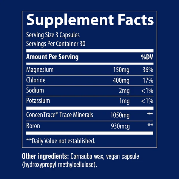 ConcenTrace® Trace Mineral Capsules