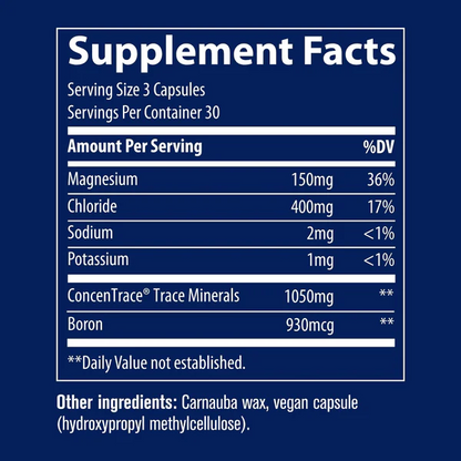 ConcenTrace® Trace Mineral Capsules