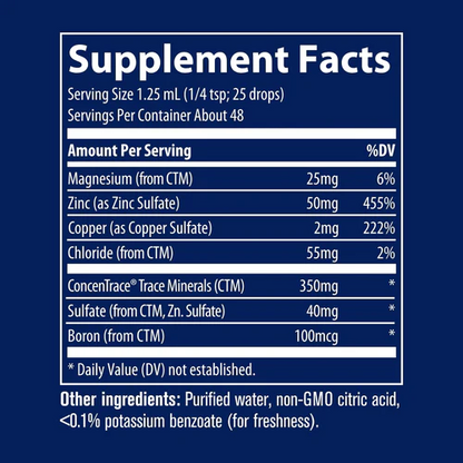 Ionic Zinc by Trace Minerals