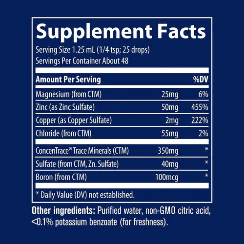 Ionic Zinc by Trace Minerals