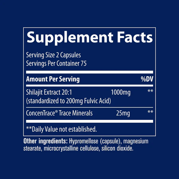 Shilajit Capsules by Trace Minerals
