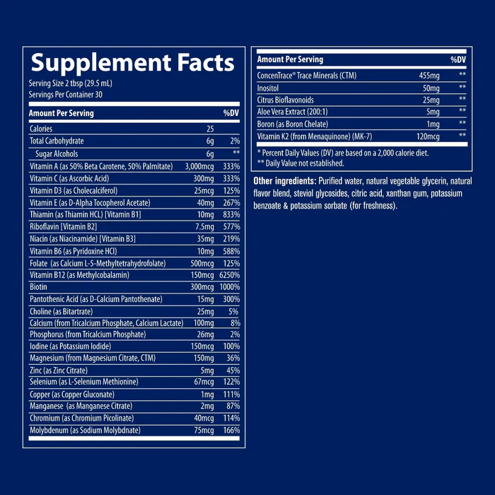 Liquid Multi Vitamin-Mineral by Trace Minerals