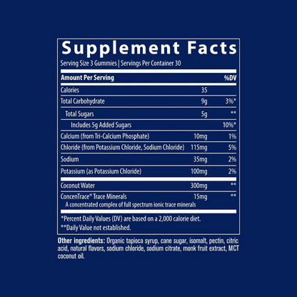 Electrolyte Stamina Gummies by Trace Minerals