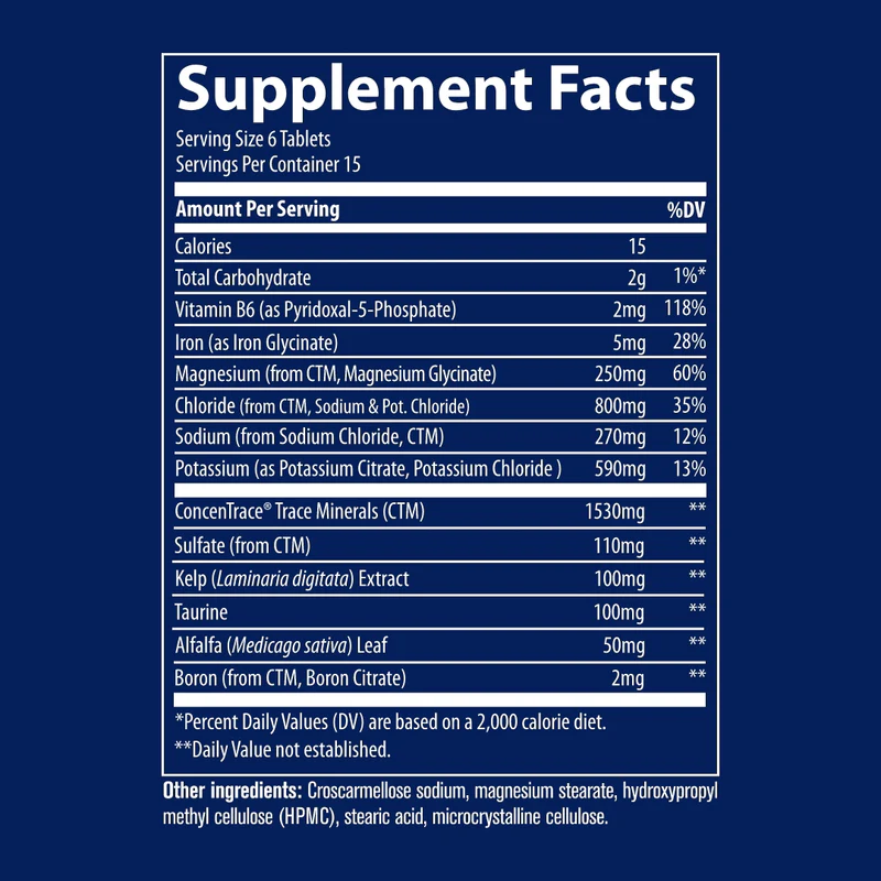 Electrolyte Stamina by Trace Minerals