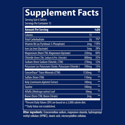 Electrolyte Stamina by Trace Minerals