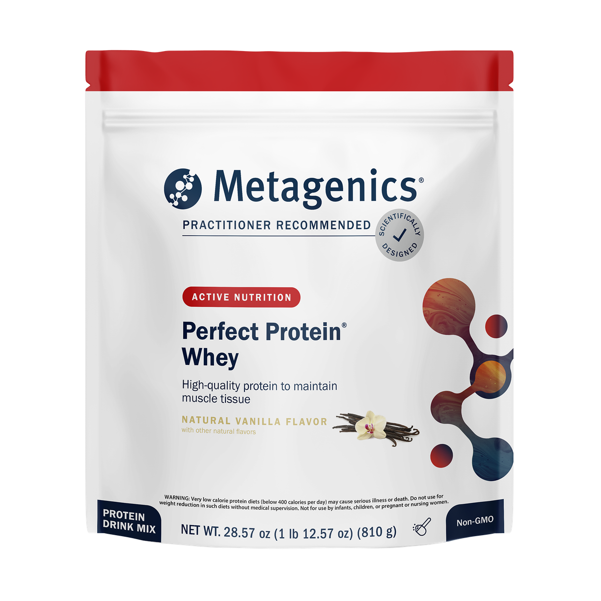 Perfect Protein® Powder - Whey Protein, Vanilla By Metagenics