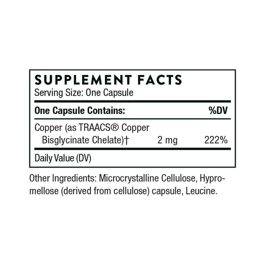 Copper Bisglycinate By Thorne