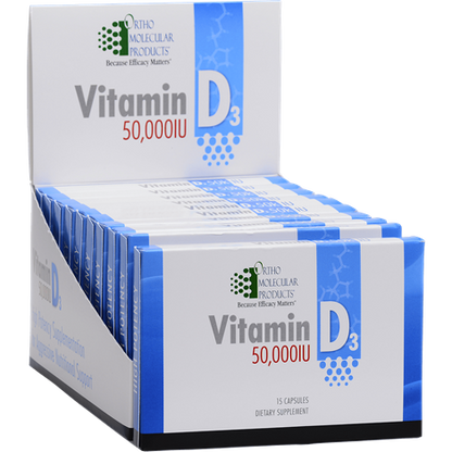 Vitamin D3 50,000 IU 10 Packs (15CT Per Pack) by Ortho Molecular