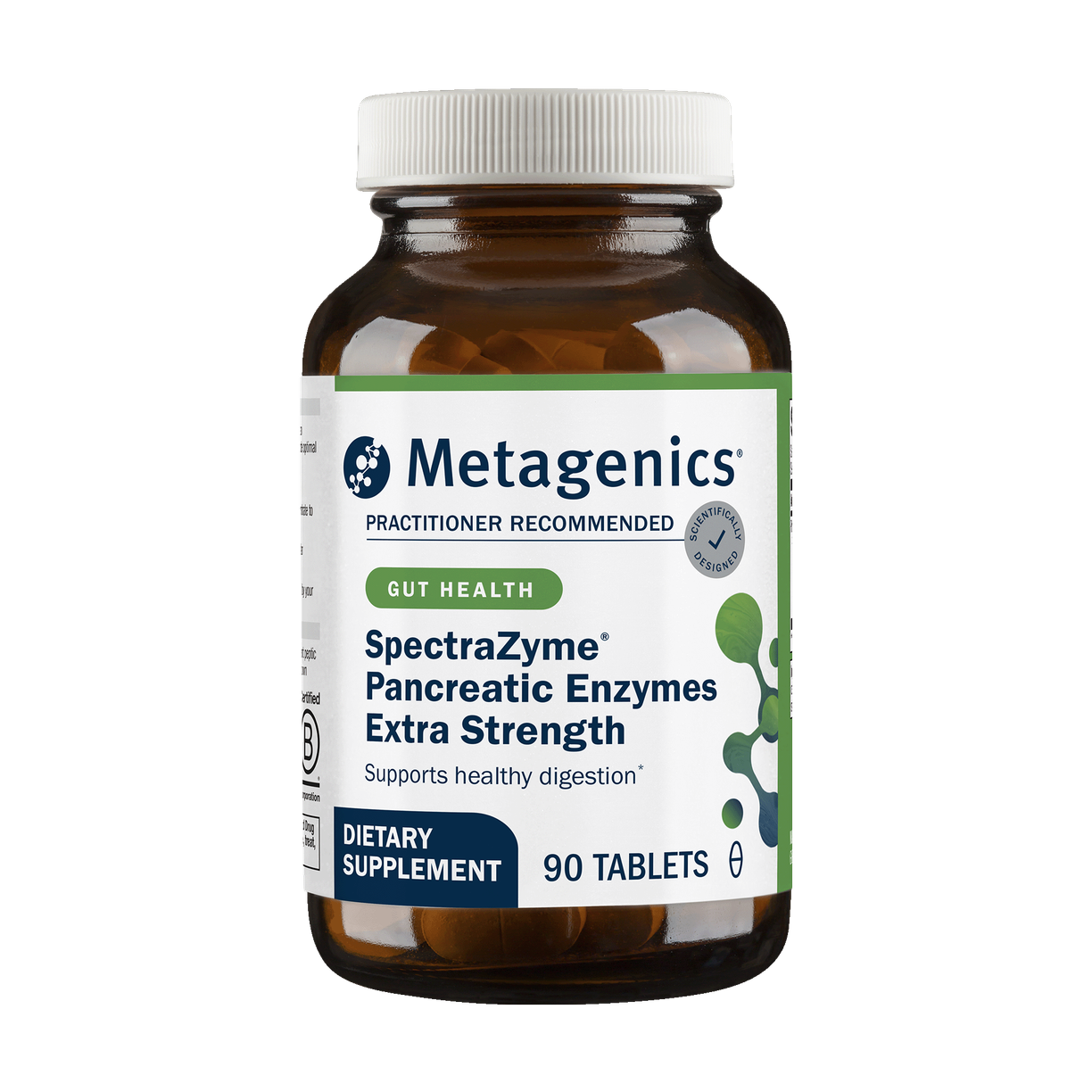 SpectraZyme® Pancreatic Enzymes Extra Strength By Metagenics