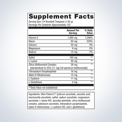 Ultra Potent-C® Vitamin C Powder By Metagenics