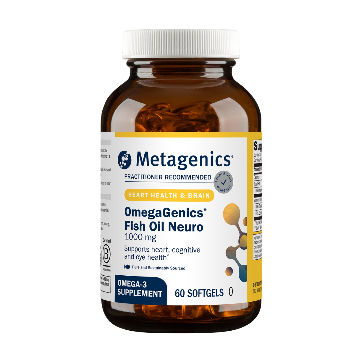 OmegaGenics® Fish Oil Neuro 1000 mg By Metagenics