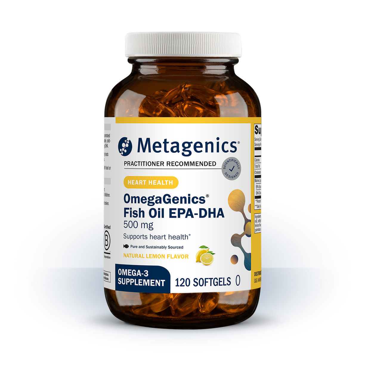 OmegaGenics® Fish Oil EPA-DHA 500 mg By Metagenics