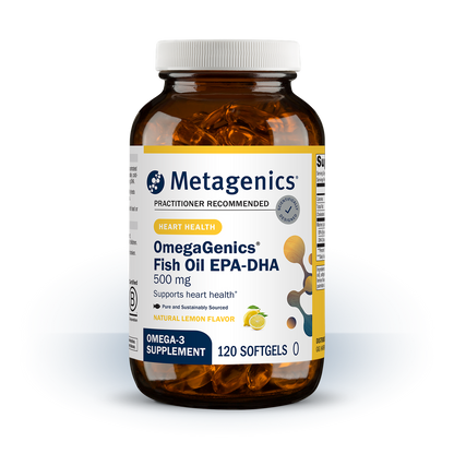 OmegaGenics® Fish Oil EPA-DHA 500 mg By Metagenics