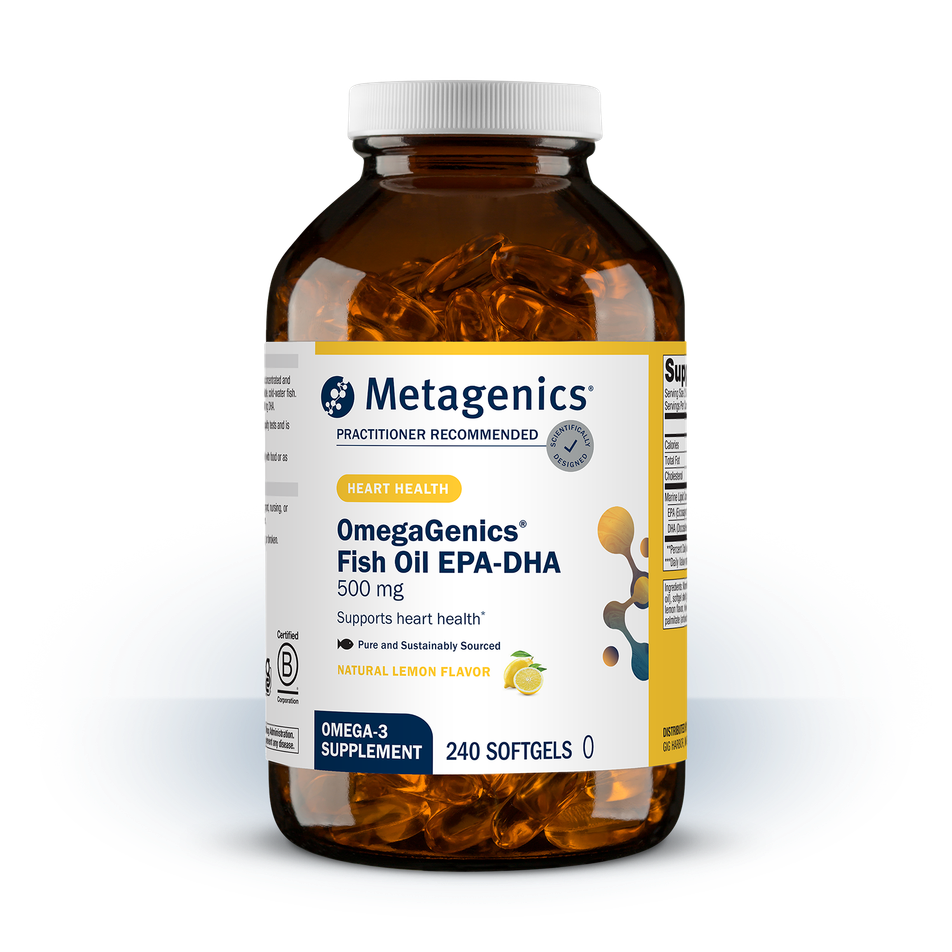 OmegaGenics® Fish Oil EPA-DHA 500 mg By Metagenics