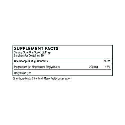 Magnesium Bisglycinate Powder (187 g) by Thorne