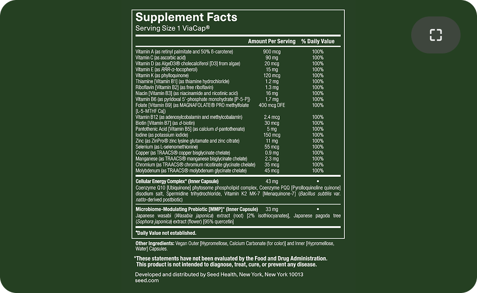 DM-02™ Daily Multivitamin By Seed