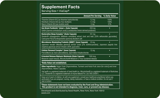 PM-02™ Sleep + Restore By Seed