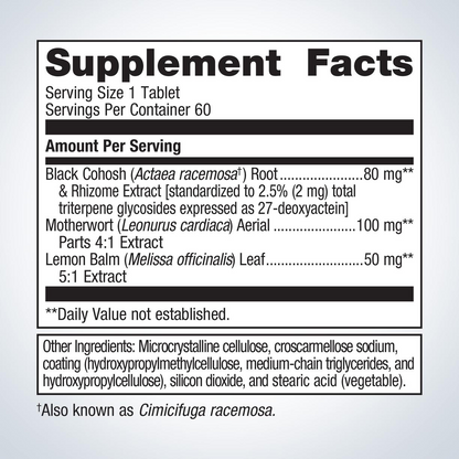 Black Cohosh Plus® By Metagenics