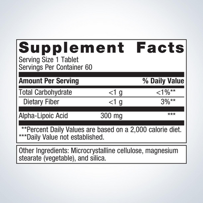 Alpha-Lipoic Acid 300 mg By Metagenics