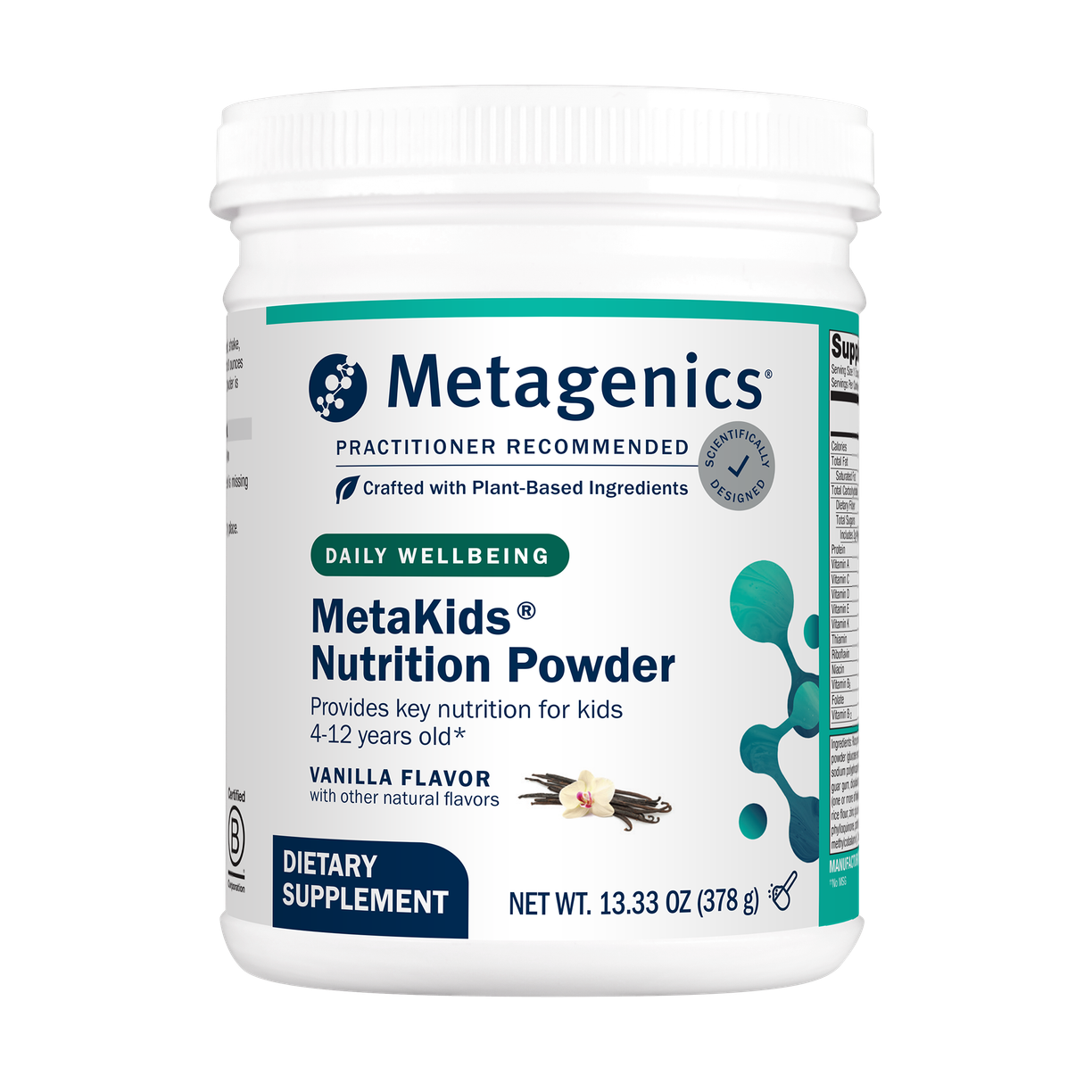 MetaKids™ Nutrition Powder By Metagenics