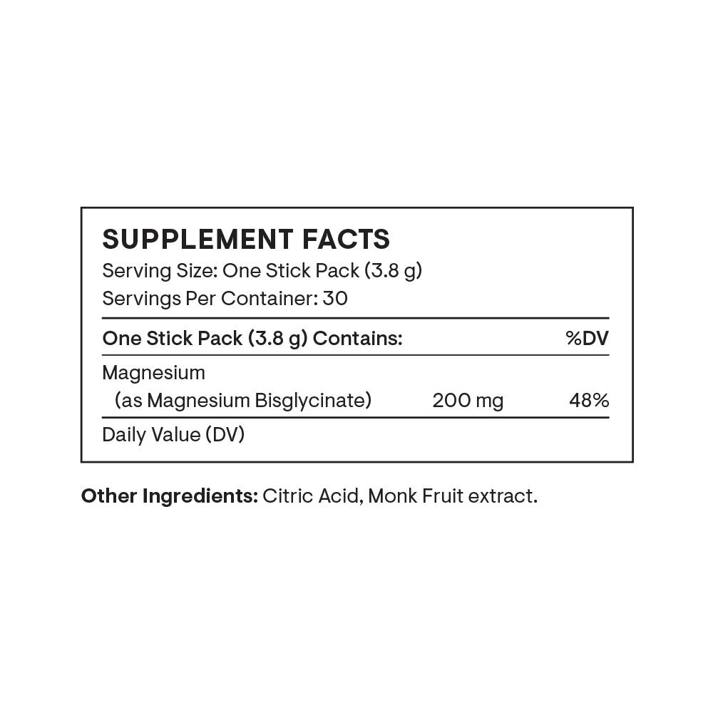 Magnesium Bisglycinate – Travel Packs by Thorne