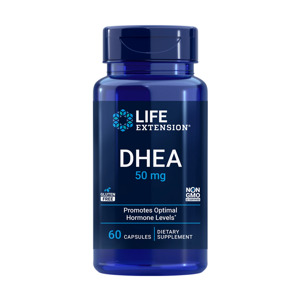 life extension DHEA bottle