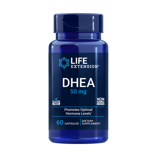 life extension DHEA bottle