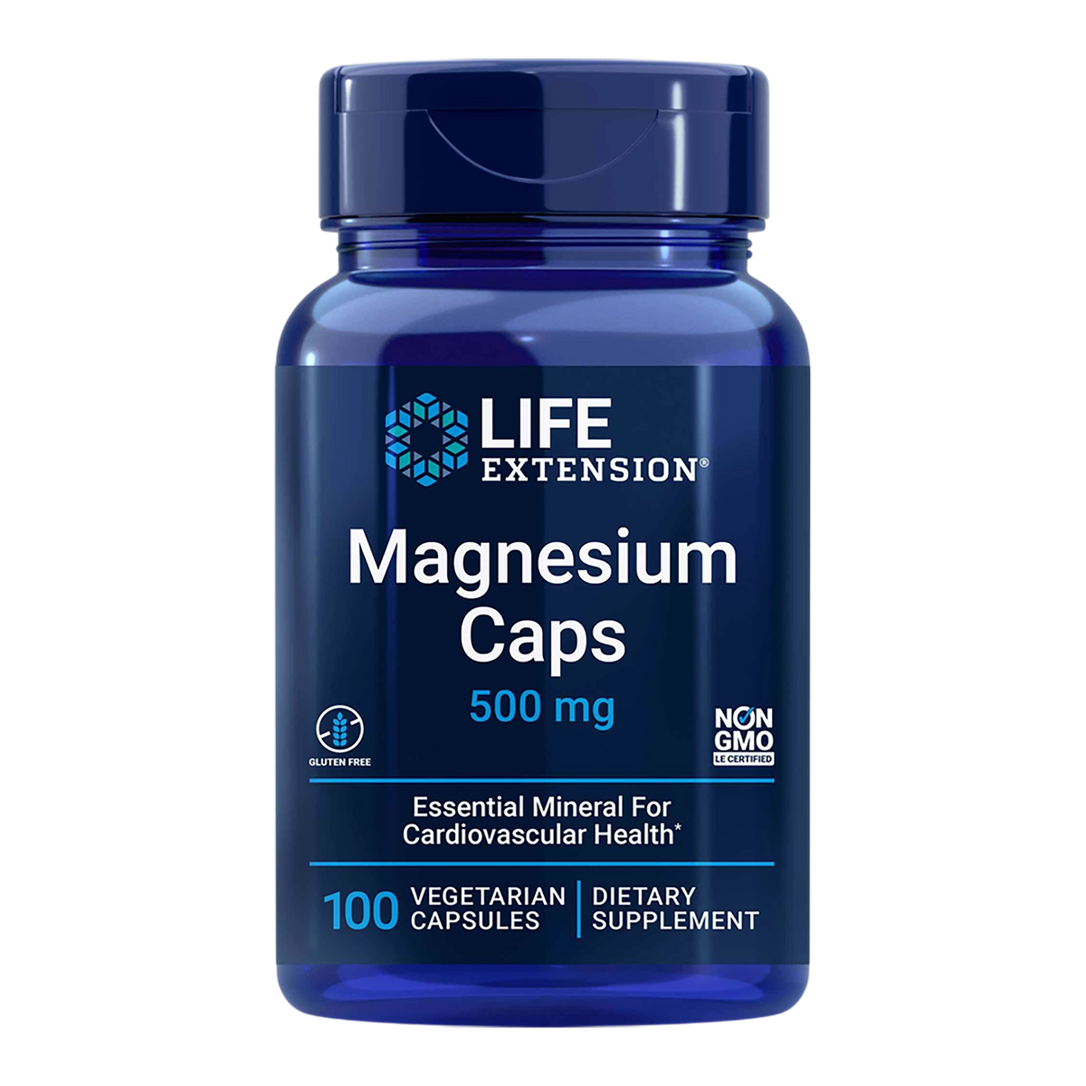 life extension magnesium caps bottle