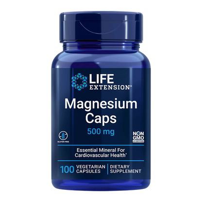 life extension magnesium caps bottle