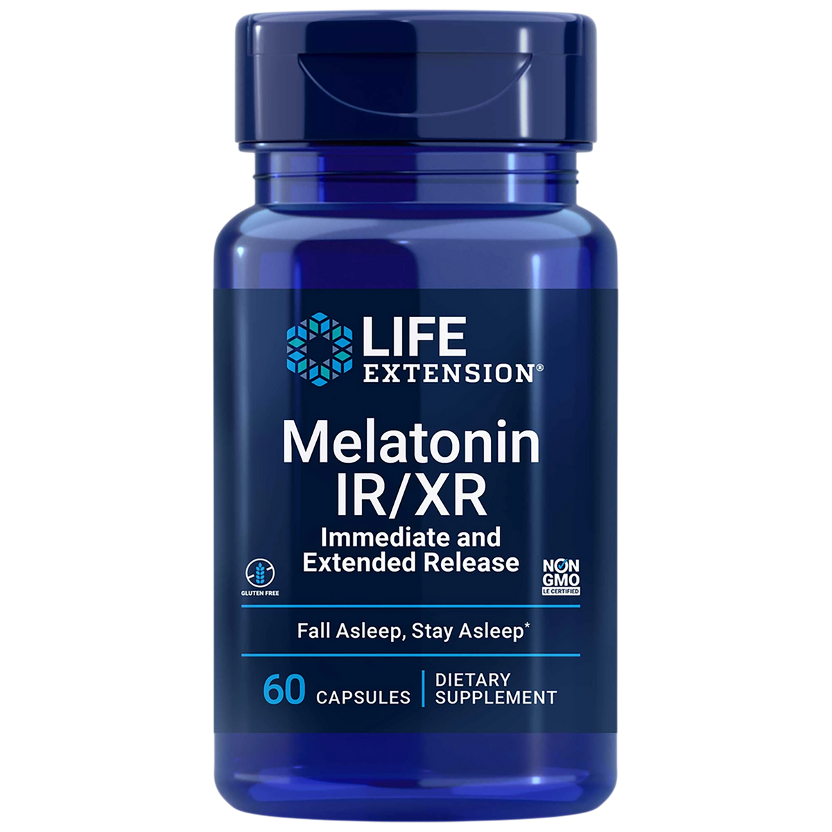 life extension melatonin ir xr bottle