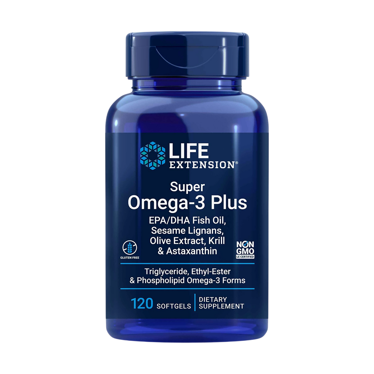 life extension super omega-3 plus bottle