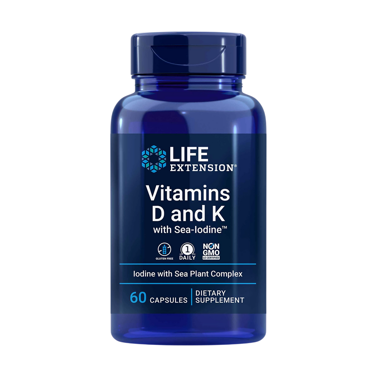 life extension vitamins d & k bottle