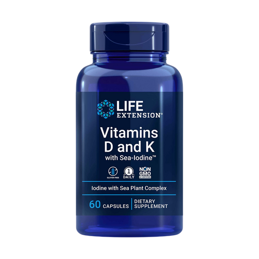 life extension vitamins d & k bottle