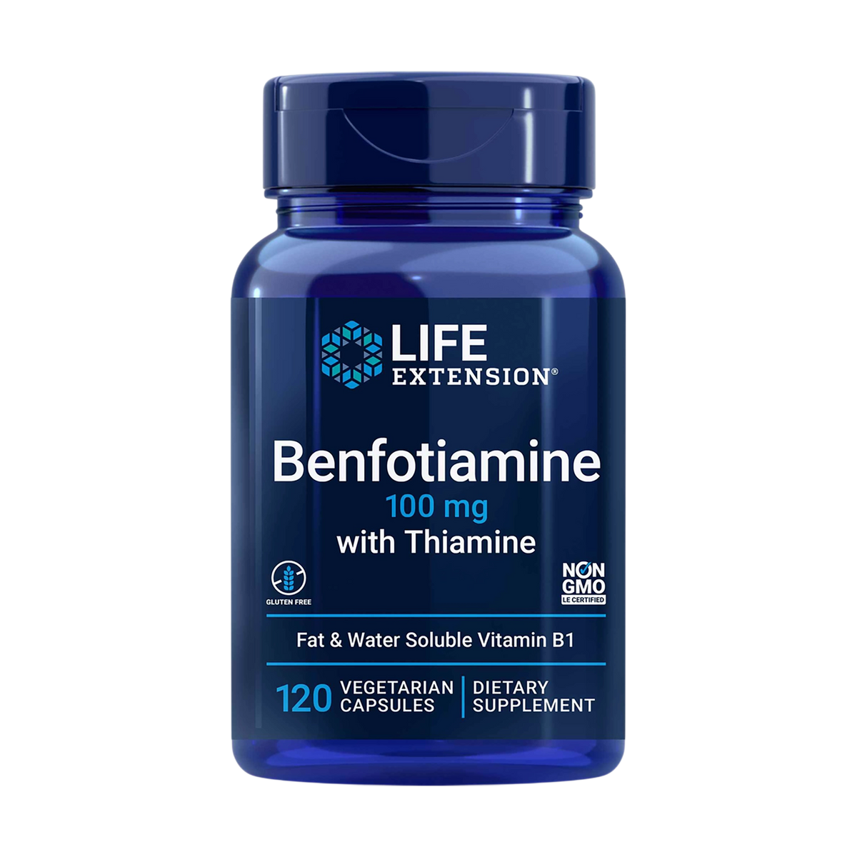 life extenstion benfotiamine bottle