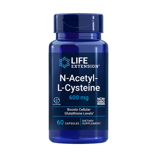 life extenstion n-acetyl-l-cysteine bottle