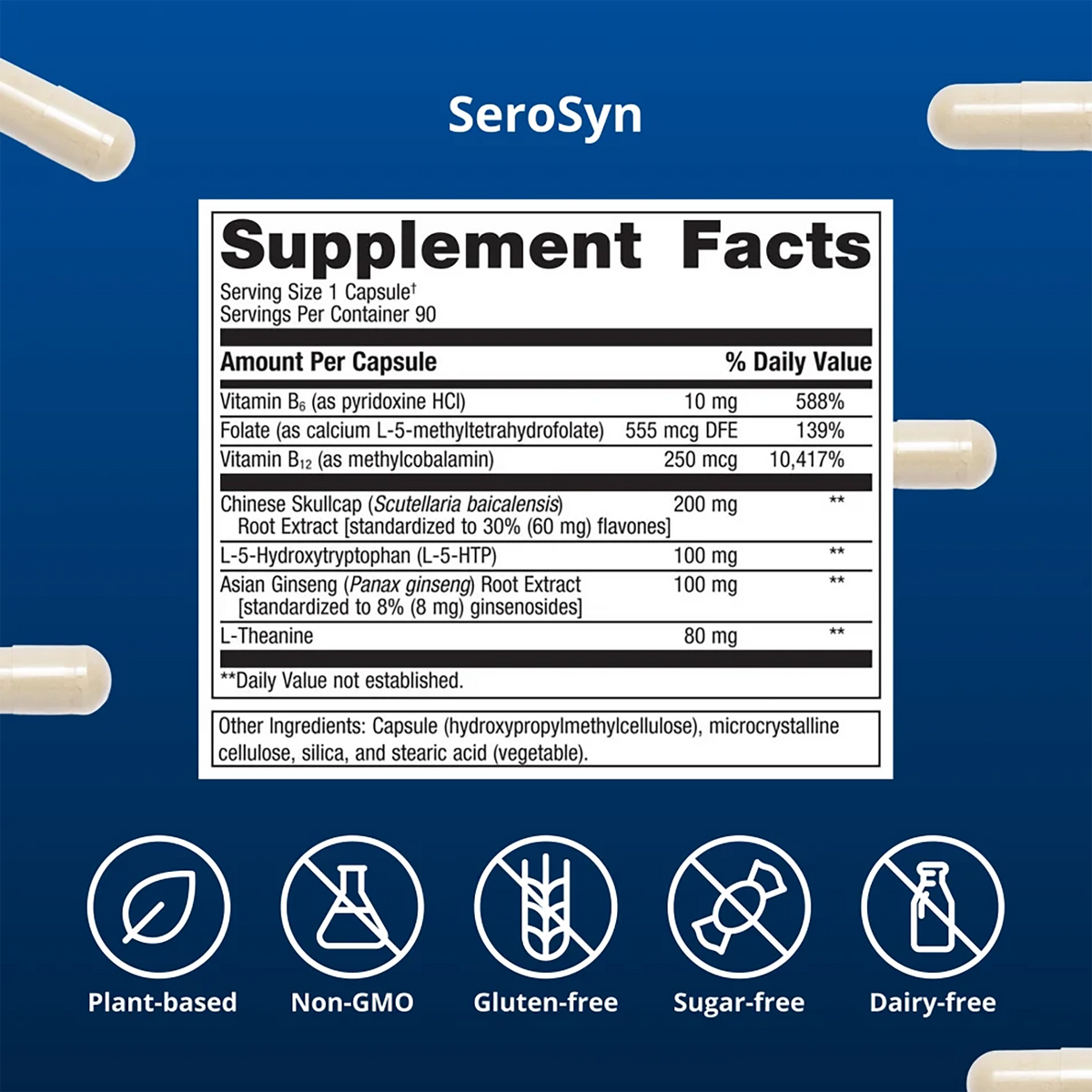 metagenics SeroSyn supplement facts label