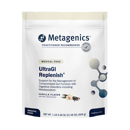 metagenics ultraGI replenish 14 servings vanilla flavor